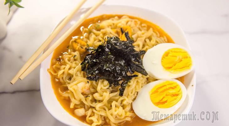 4 Вкусных Варианта Рецепта корейского Рамёна