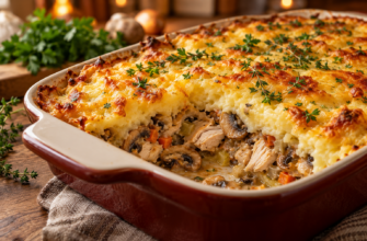 Картофельная запеканка с курицей и грибами: пошаговый рецепт