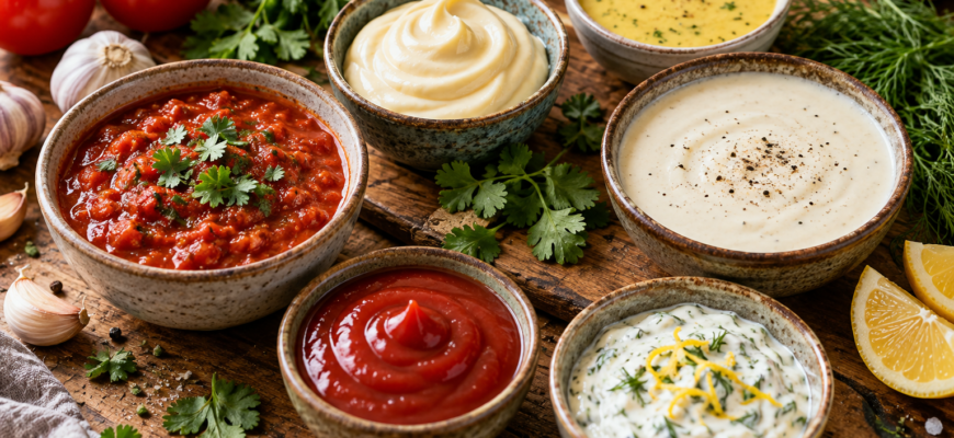 Самые вкусные соусы: 6 рецептов на каждый день
