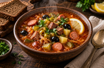 Солянка с капустой и сосисками: пошаговый рецепт